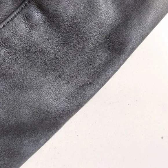 JOHN VARVATOS STAR USA BAND COLLAR LEATHER JACKET - Picture 9 of 10